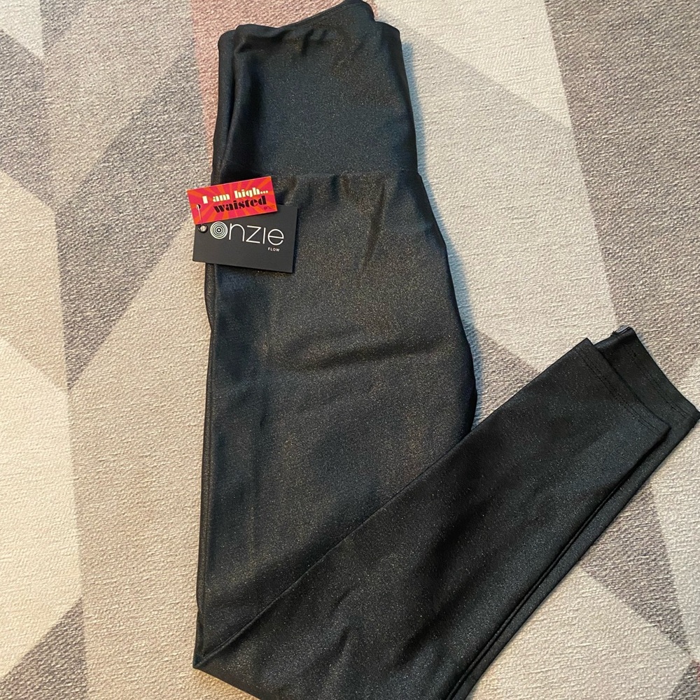 ONZIE High Rise Shimmer Legging Women XS